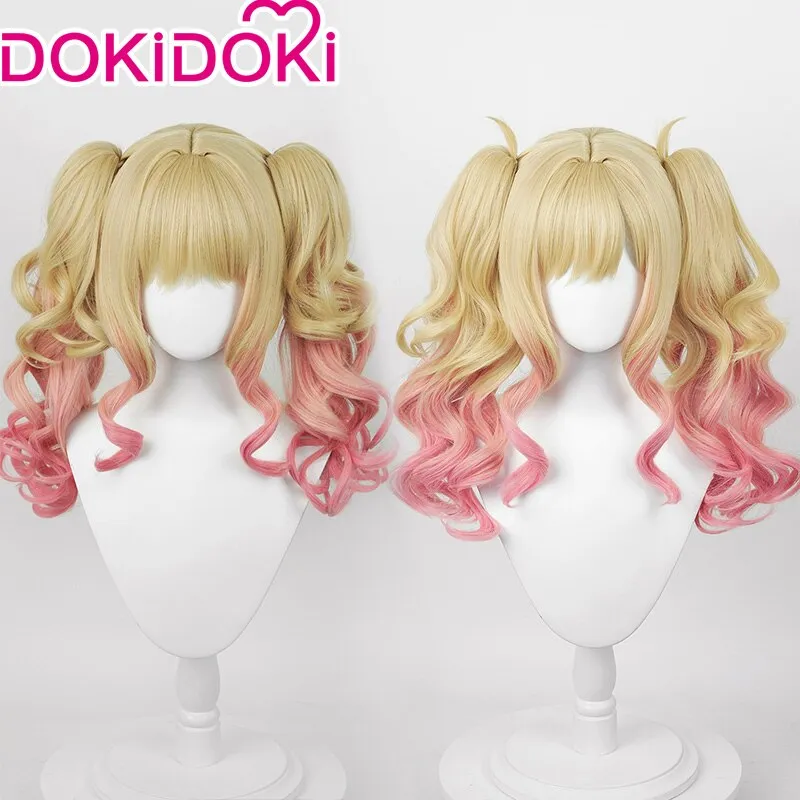 DokiDoki Prooject Sekaai Colorful Staage! Cosplay Tenmaa Sakii Cosplay Wig Cute Ponytail