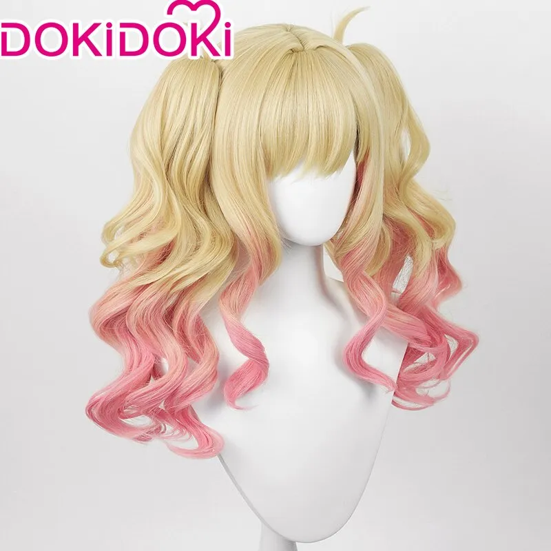 DokiDoki Prooject Sekaai Colorful Staage! Cosplay Tenmaa Sakii Cosplay Wig Cute Ponytail