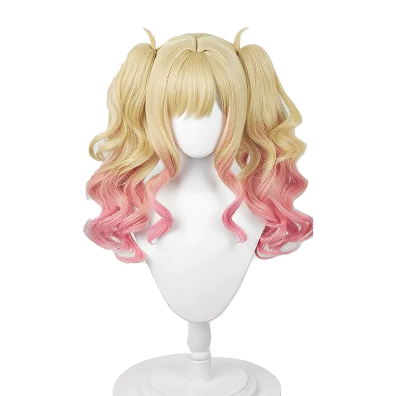 DokiDoki Prooject Sekaai Colorful Staage! Cosplay Tenmaa Sakii Cosplay Wig Cute Ponytail