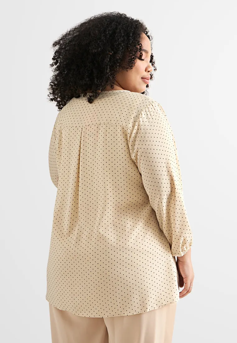 Dottie Fine Polka Dots Blouse