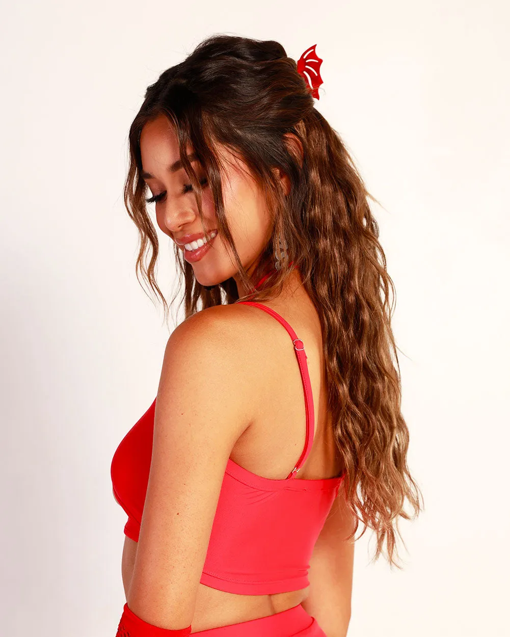 Fuego Fever Criss Cross Halter Top