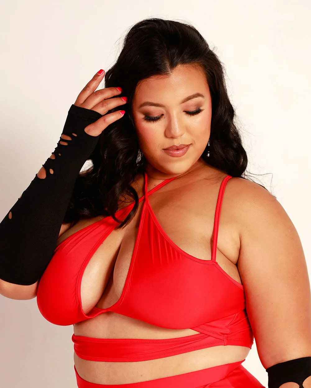 Fuego Fever Criss Cross Halter Top
