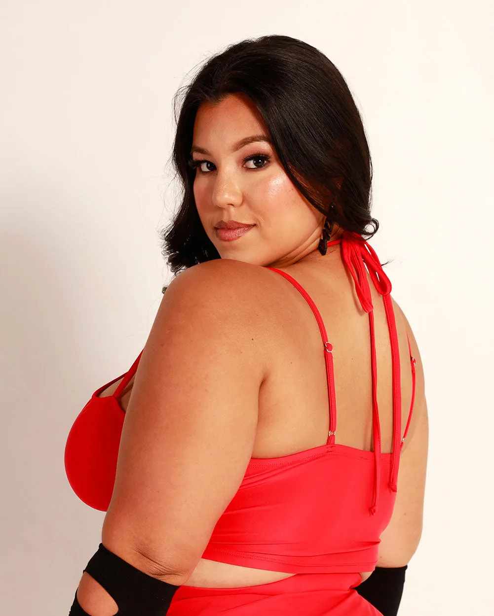 Fuego Fever Criss Cross Halter Top