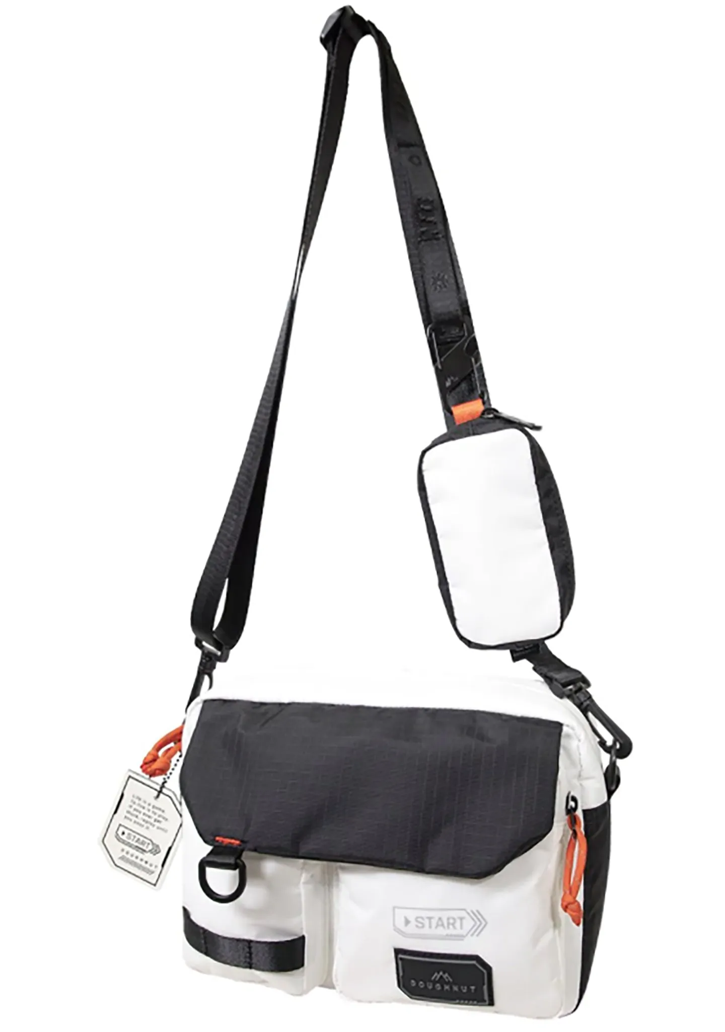 Gamescape Series Mission Crossbody Bag in White
