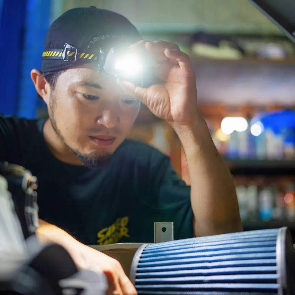 HF6R WORK Rechargeable Head Torch