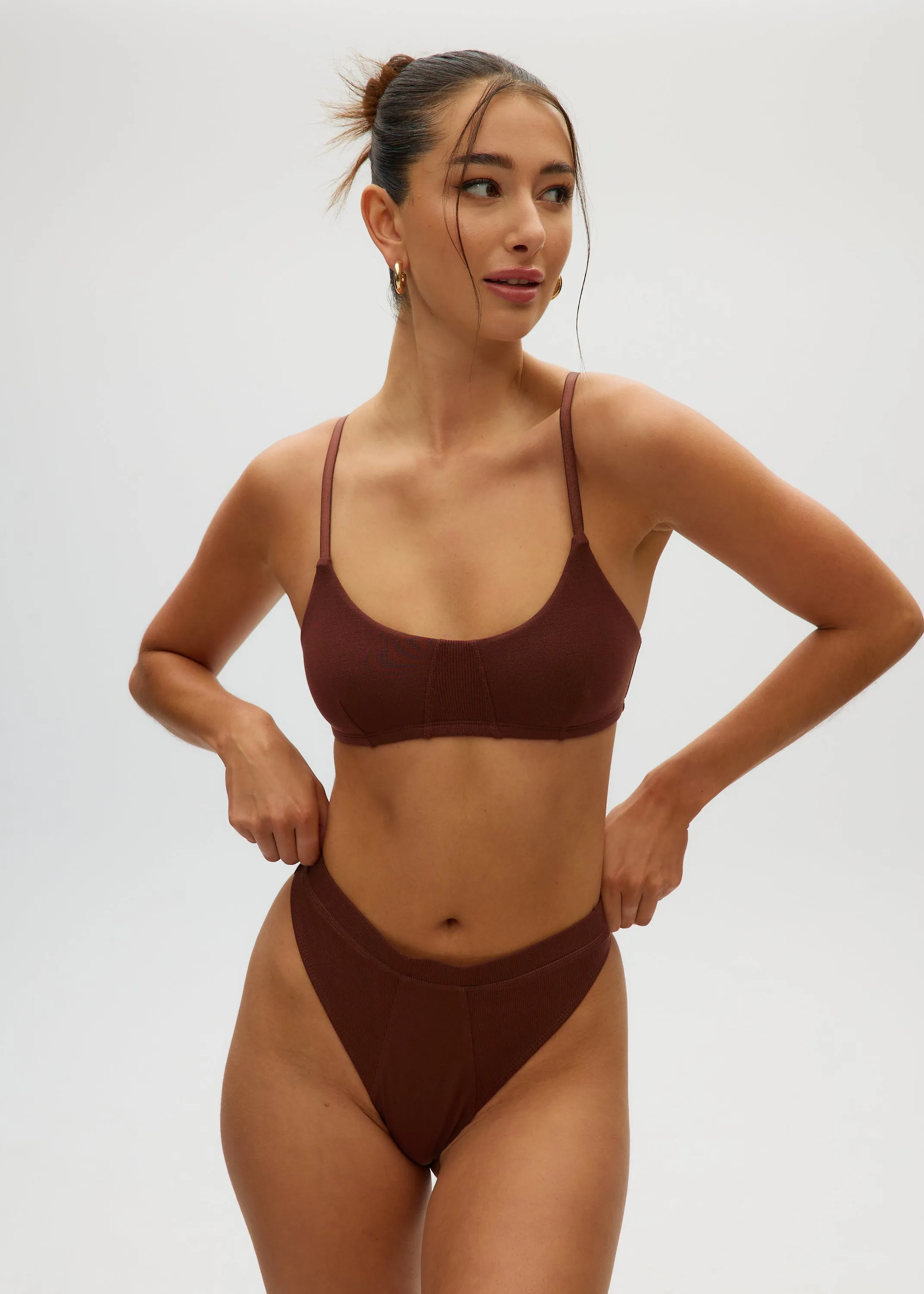 High Waisted Thong