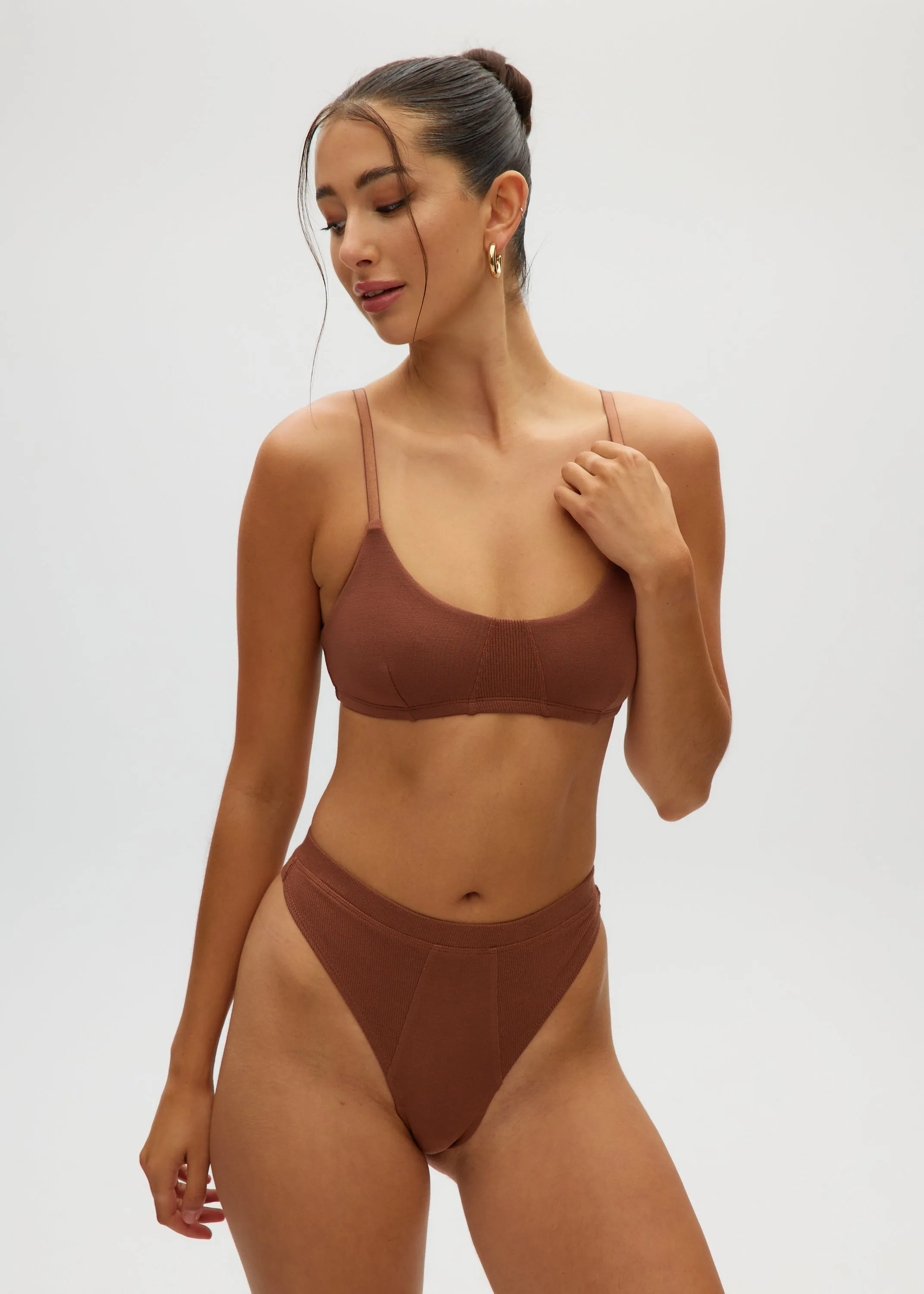 High Waisted Thong