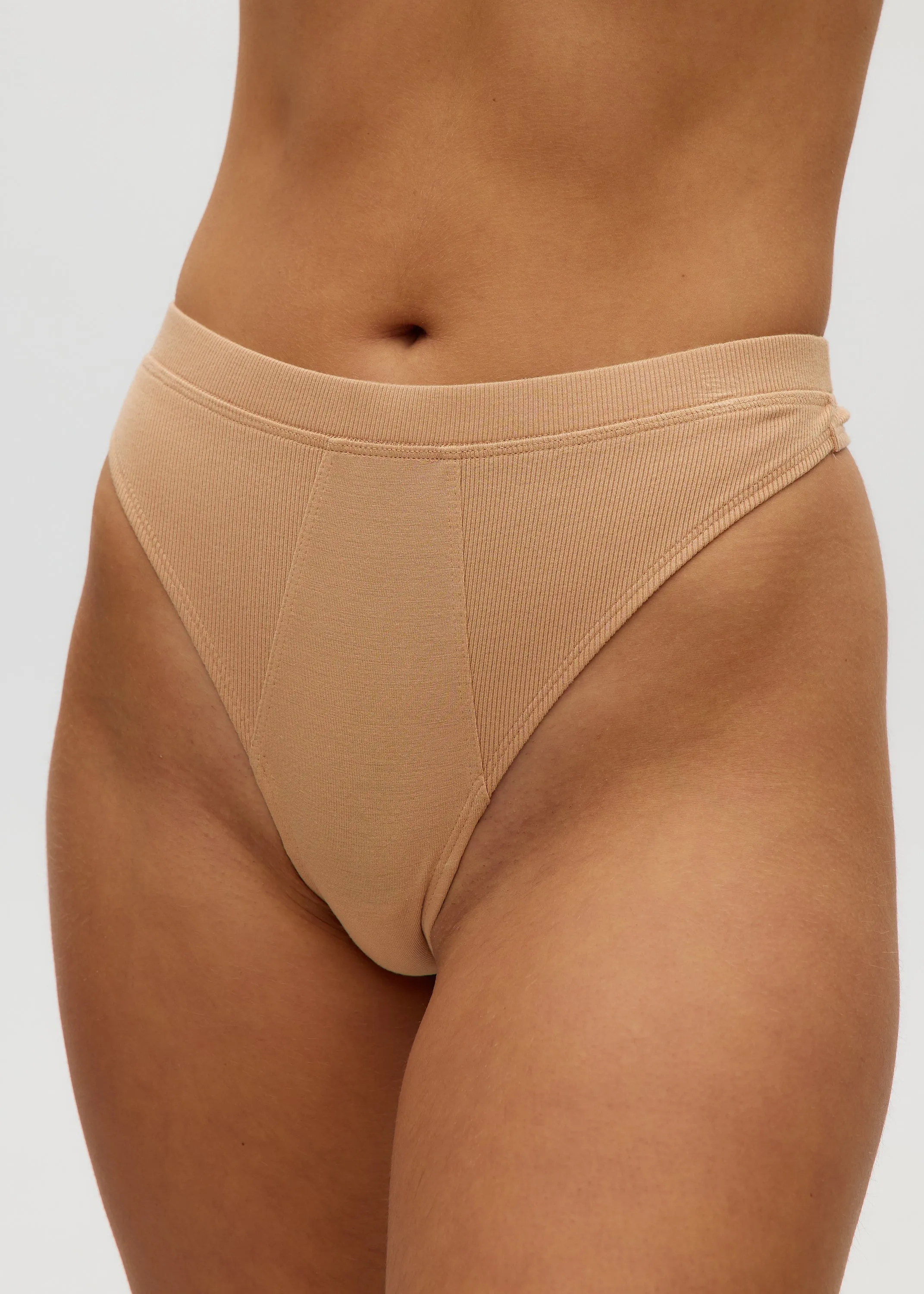 High Waisted Thong