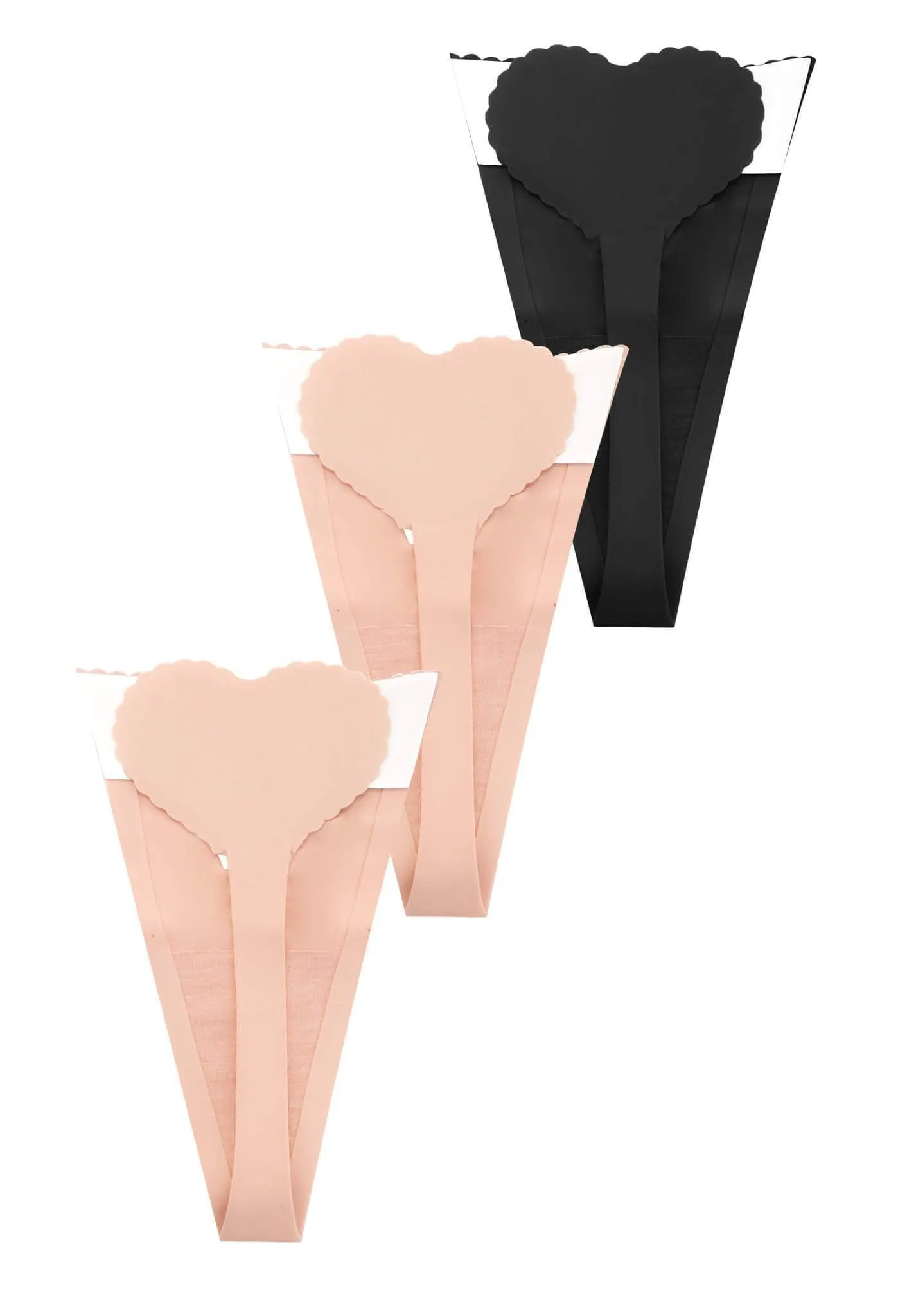 Invisible Strapless Stick On G String - 3 Pack