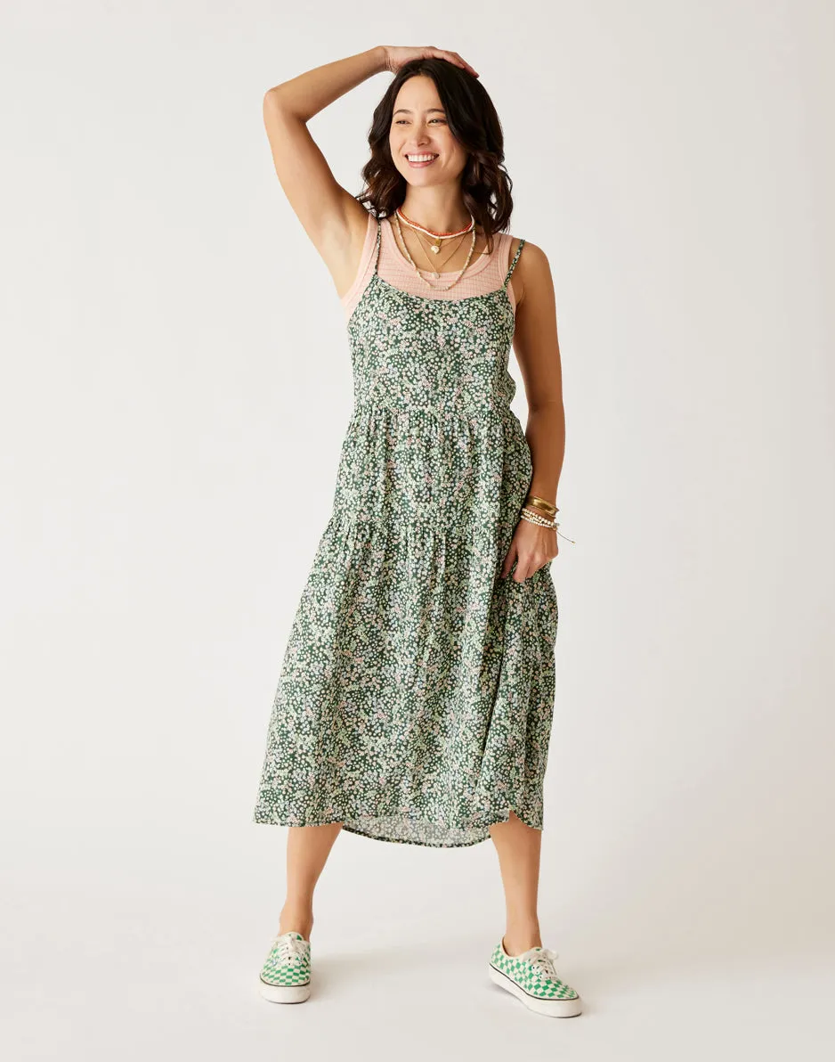 Jacey Textured Dress: Ditsy