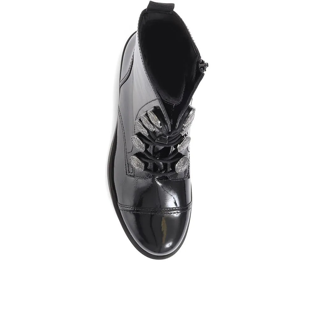 Lady Leather Biker Boots - GAB30567 / 316 645