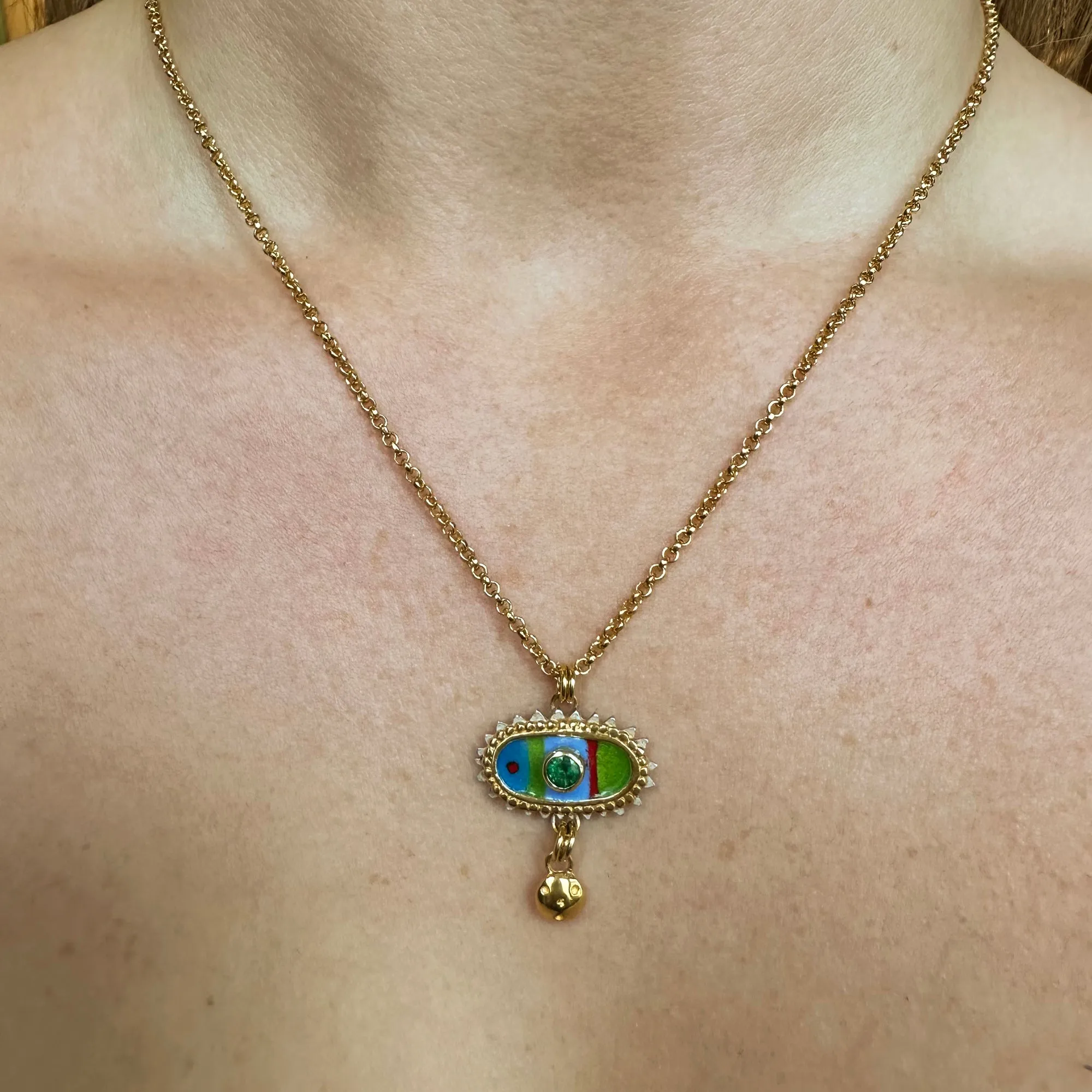 Limited Edition Emerald Kinship Amulet Necklace