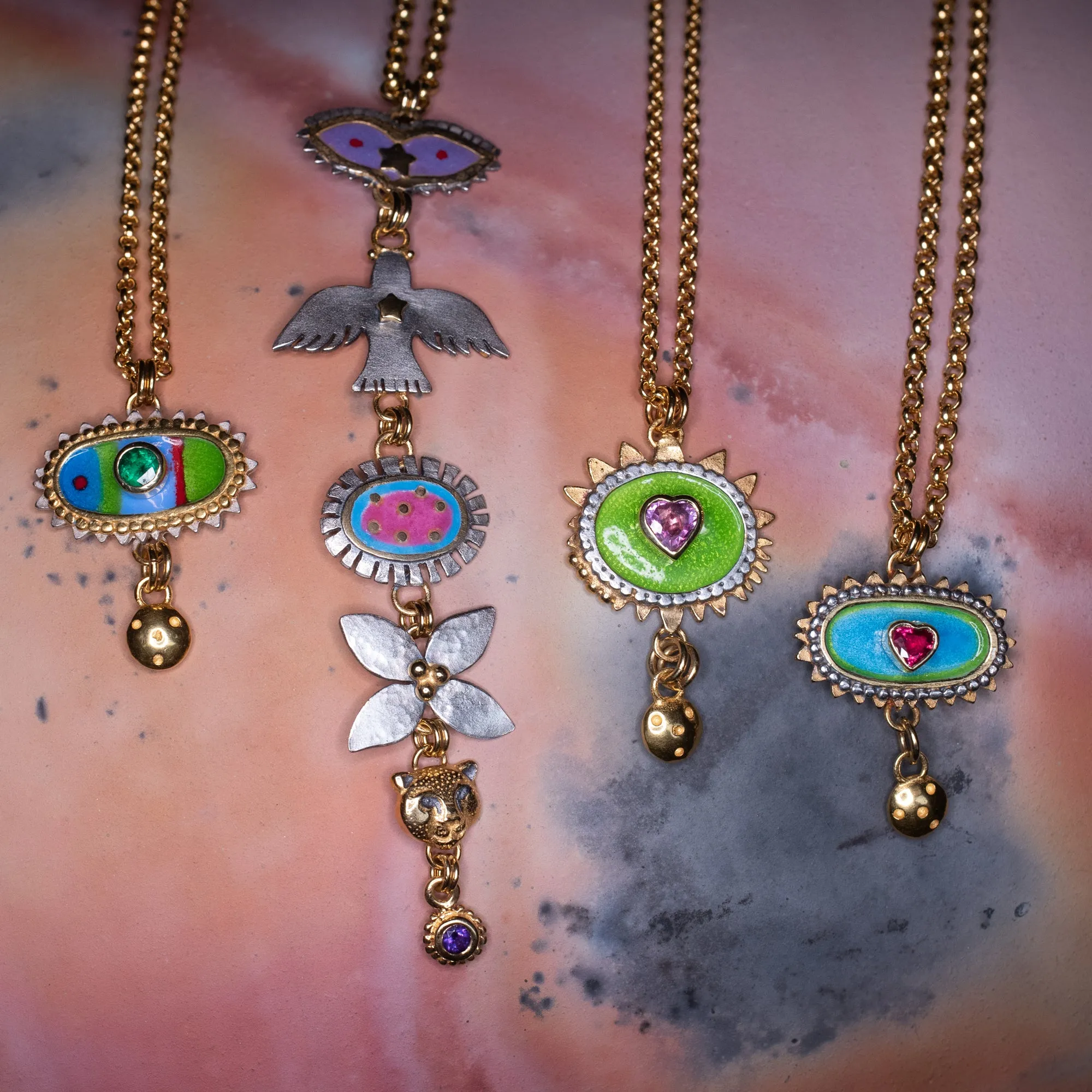 Limited Edition Emerald Kinship Amulet Necklace