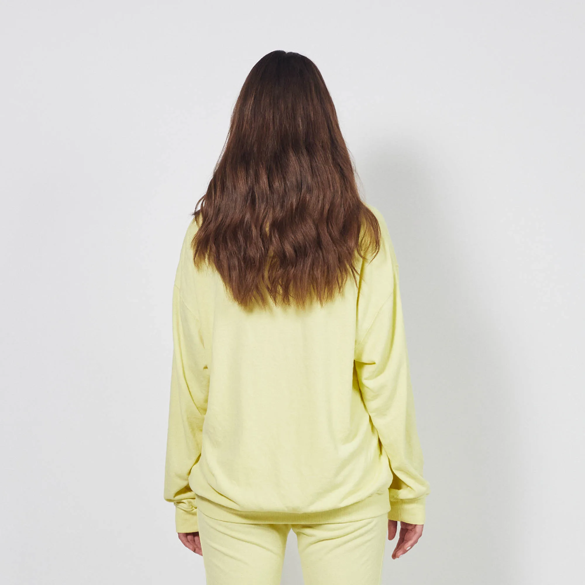 loop terry standard hoodie / canary yellow
