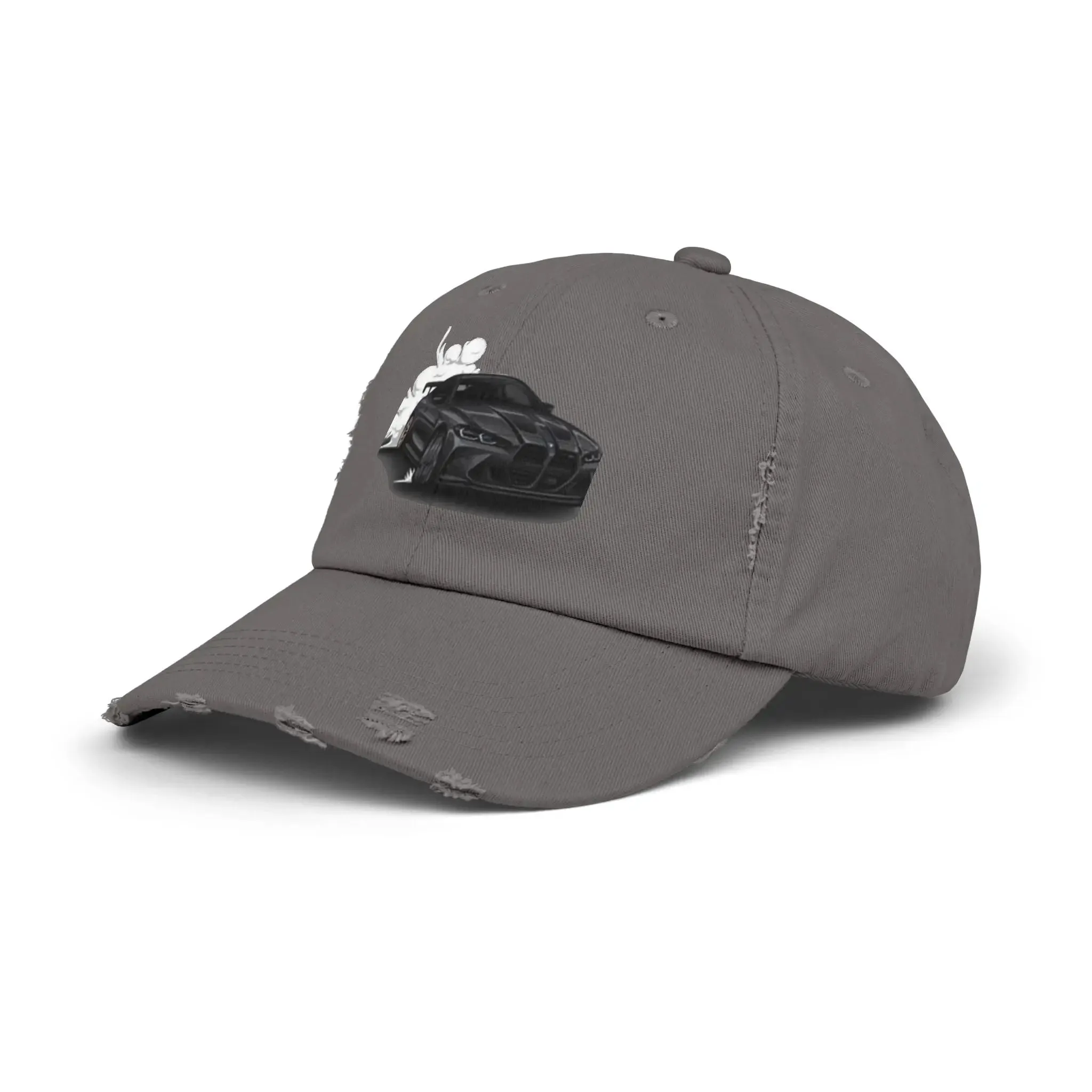 Men's & Women's  Distressed Cap - Cool Racer Design for Car Enthusiasts