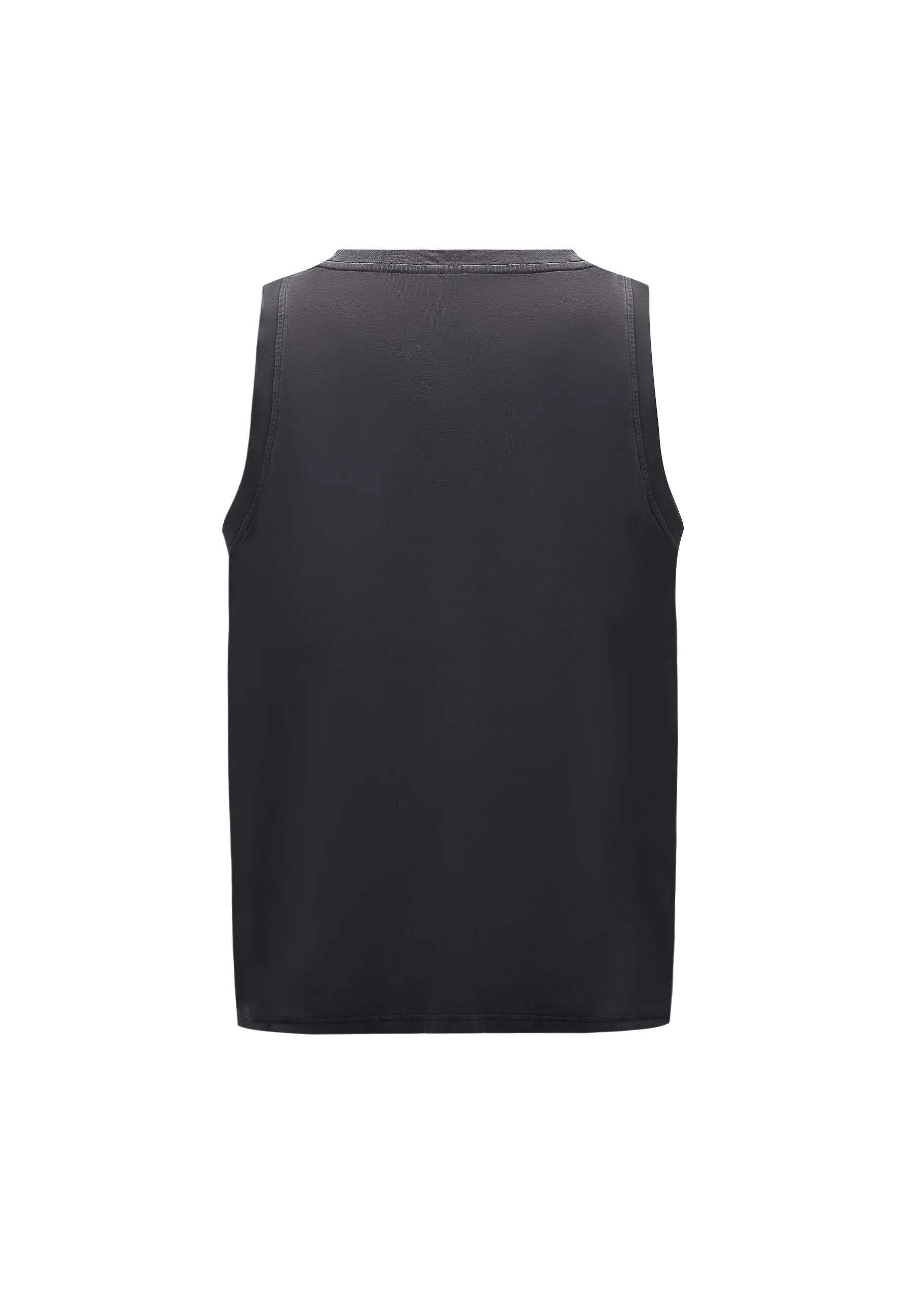 Mens Panther-Diego Vest Top - Black