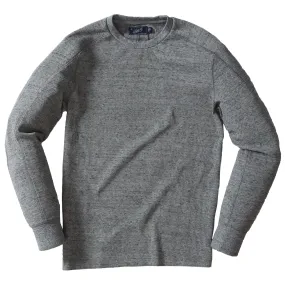 New Spencer Waffle Crew - Gray Marl