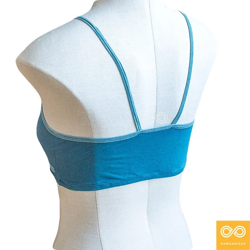 Organic Cotton Crossover Bra Top (Grown & Made in USA) (Discontinued)