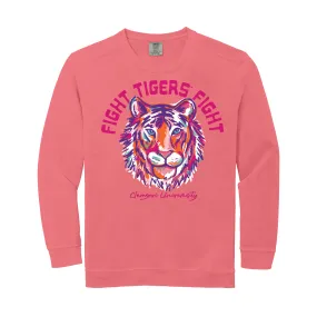 Pink Color Me Clemson Crew