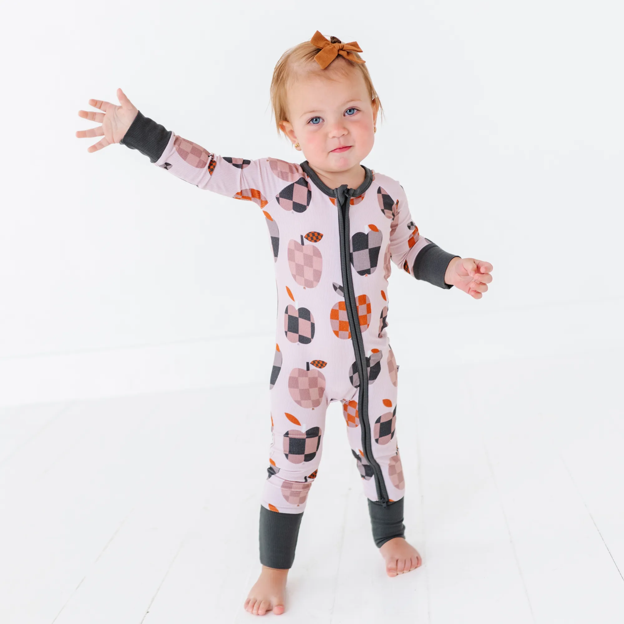Plaid to Meet You Ribbed Convertible Footies