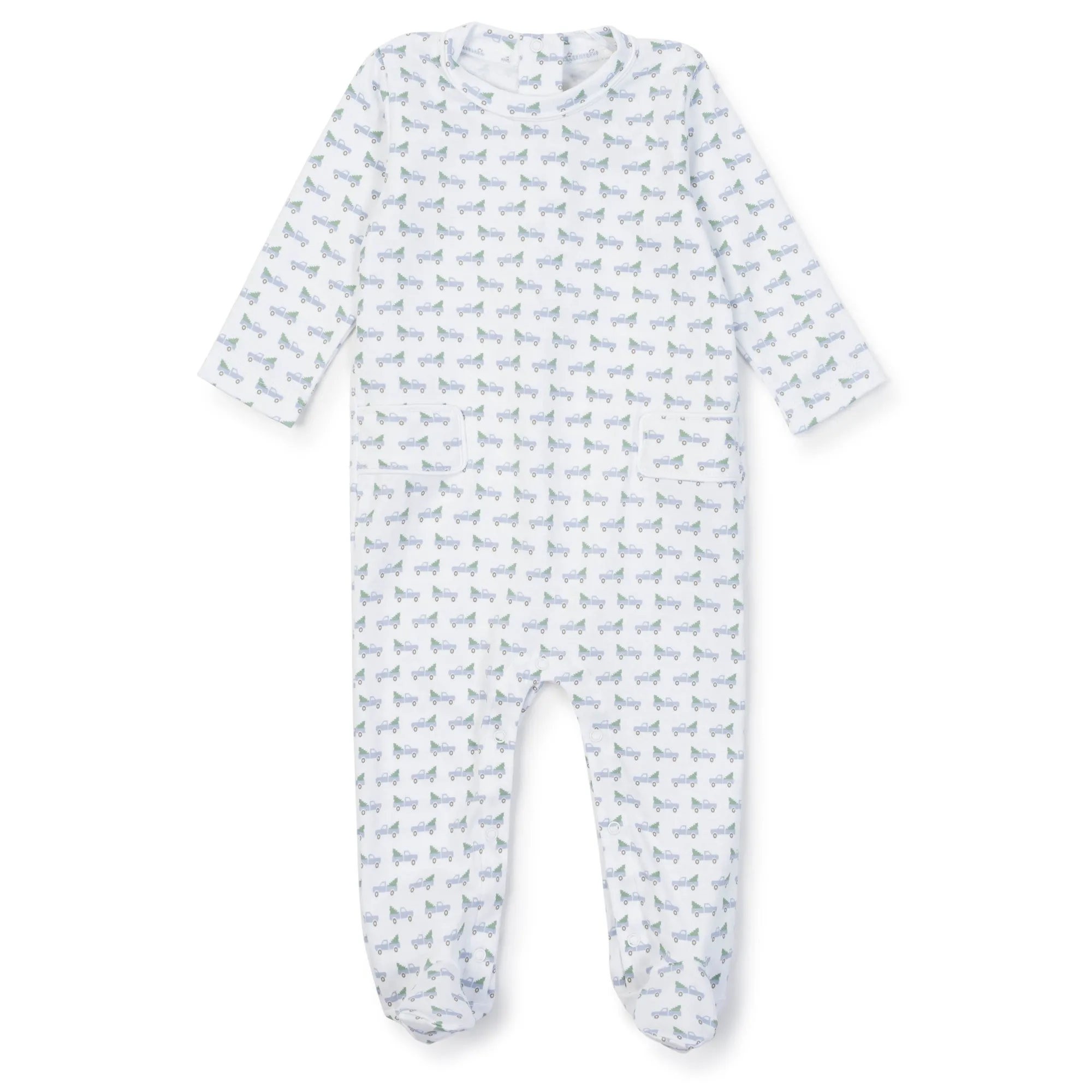 Preston Romper | Holiday Truck (3-6M, 6-9M, 12-18M)
