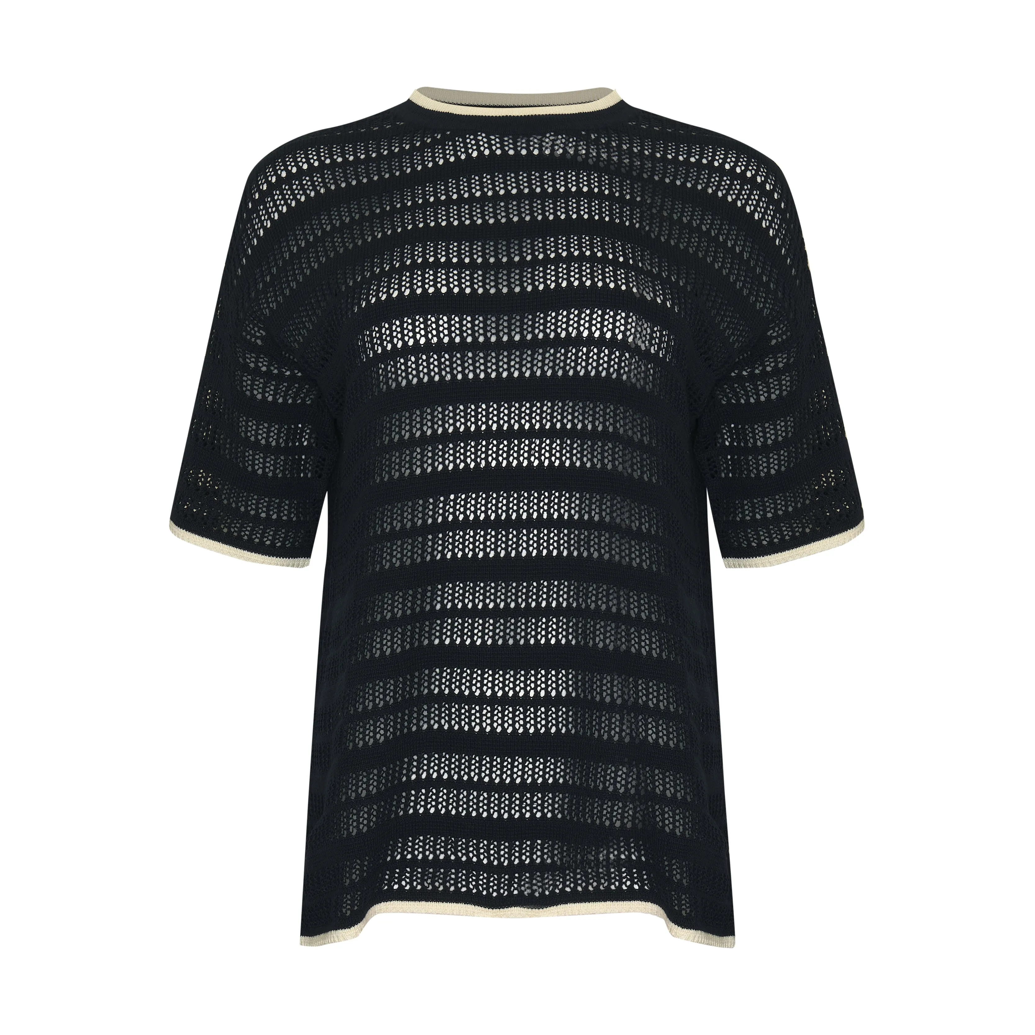 Roma Knit Top (Navy)