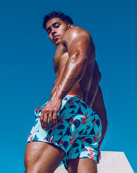 S70 Print Shorts - Caribbean Twist