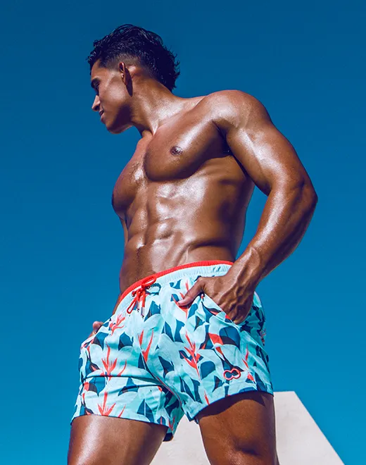 S70 Print Shorts - Caribbean Twist