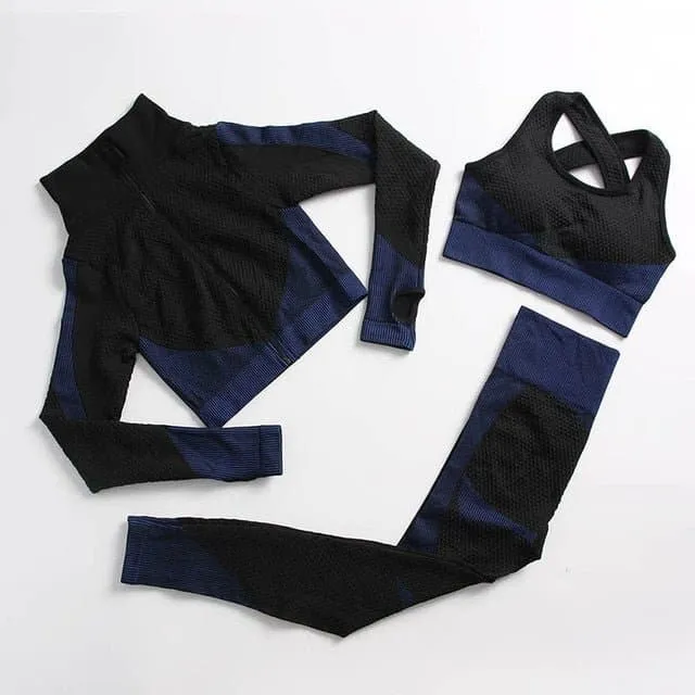 Seamless Yoga Set for Women - Breathable, Comfortable, and Stylish