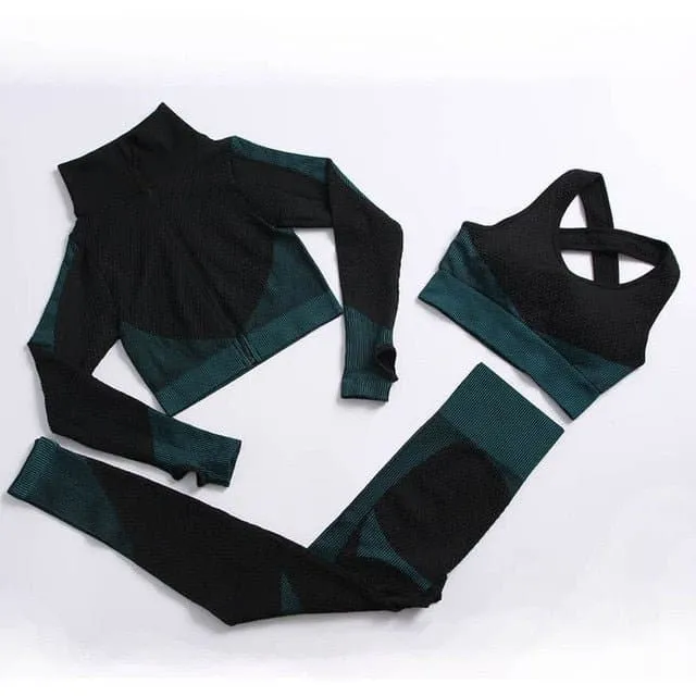 Seamless Yoga Set for Women - Breathable, Comfortable, and Stylish