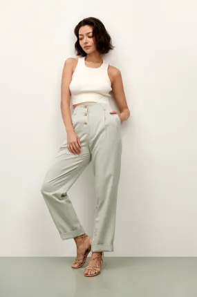 The Lili Knit Tank Top - Tofu