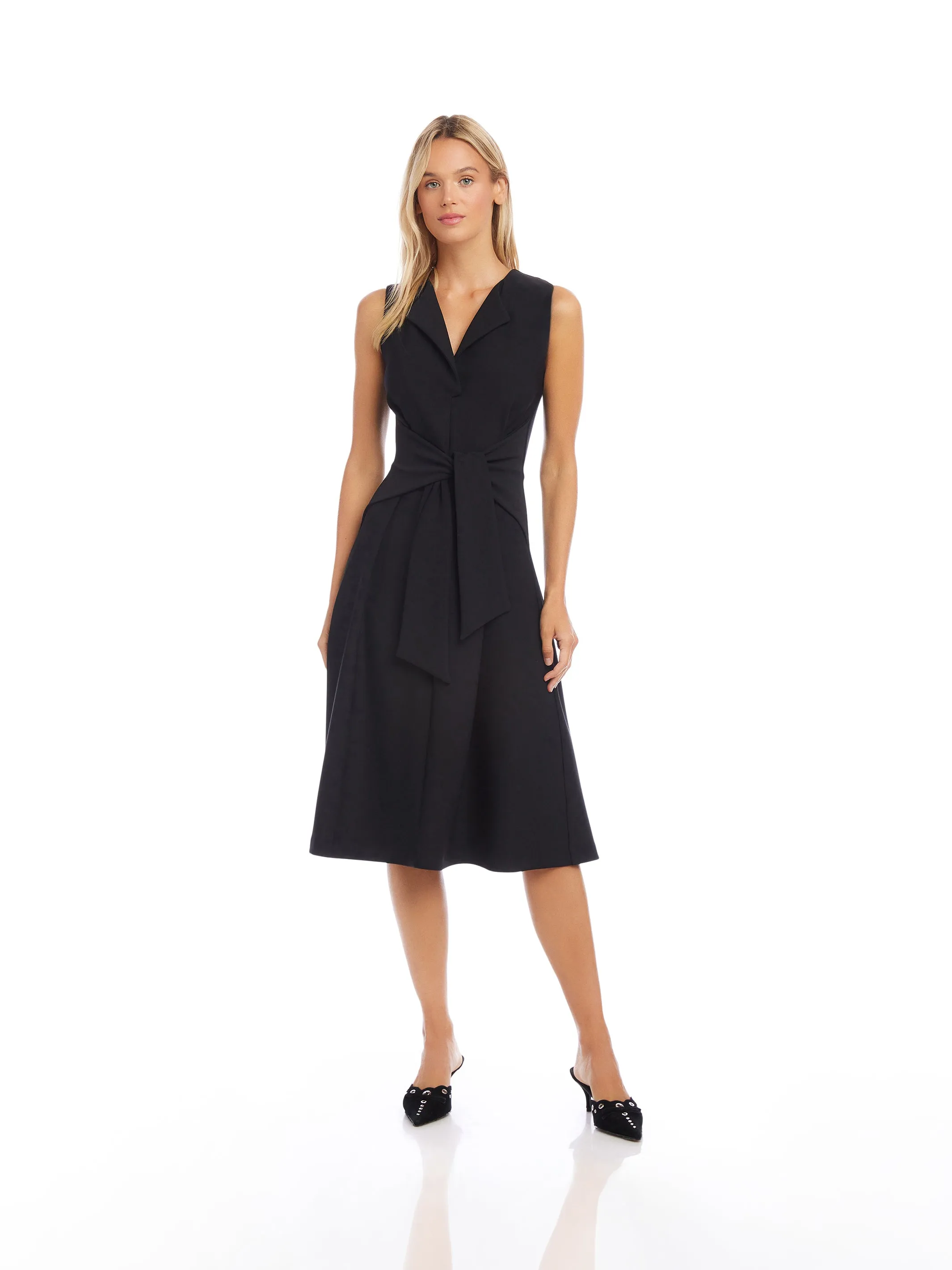 Tie-Front Dress