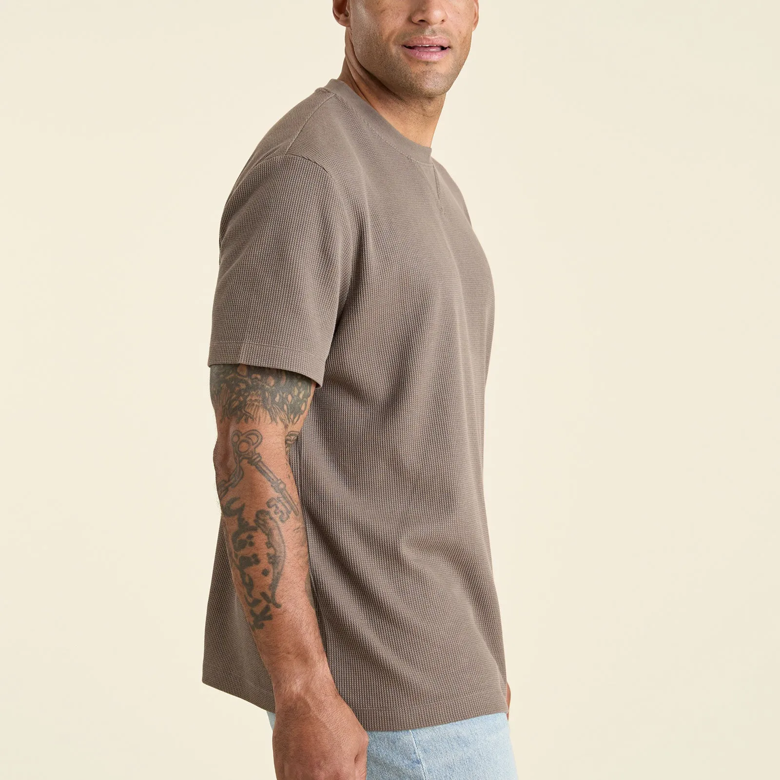 Waffle T-Shirt | Mocha